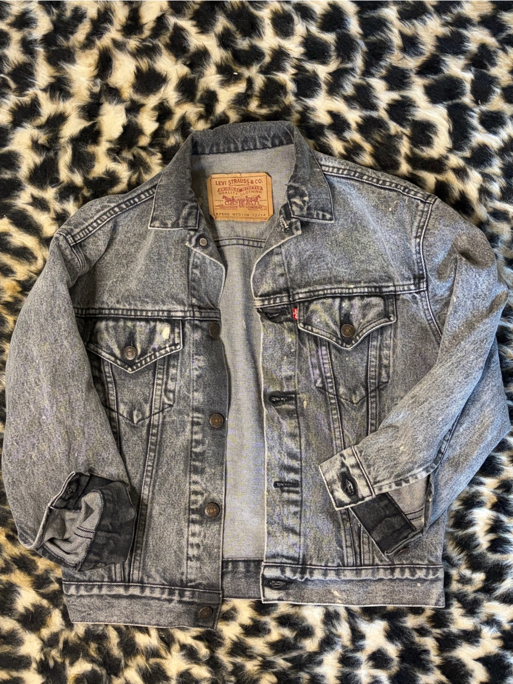 Levi's Acid Wash Denim Jacket